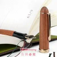 在飛比找露天拍賣優惠-熱銷日本PLATINUM白金屋久杉高級鋼筆14K金尖稀有木杆