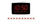 Wireless Calling System Wireless Pager System with 10PCS Call Button for Restaurant Bar Hotel Hospital