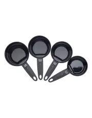 [MasterCraft] Magnetic Measuring Cup Set of 4 in Black