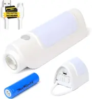2 in 1 Human Body Induction Motion Sensor Night Light,Usb Rechargeable Battery F