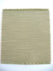 dollhouse doll house miniature WOVEN RUG CARPET LIGHT CELERY GREEN