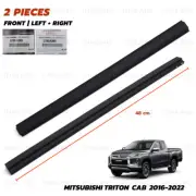 Fits Mitsubishi Triton L200 MQ 2016 - '22 Run Channel Front Lh + Rh Door Wind