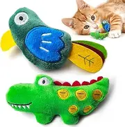 Cat Toys with Catnip, Bird Catnip Toys for for Indoor Cats, Cat Chew Toy,Toy for Kittens Kitty, 2 Pack