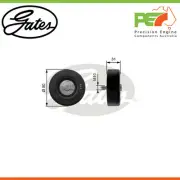 GATES Engine Idler Pulley For Ford Mondeo 2.0 i (HB, HC, HA) Petrol Engine (for: Ford)