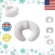 Beige Nursing Pillow & Positioner - Comfort for Breastfeeding & Baby Sitting