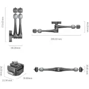 SmallRig HawkLock H21 Quick Release Rosette Magic Arm (11") 4489