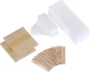 200 Pieces Waxing Strip Non-Woven Wax Strip Hair Removal Wax Strips and 200 Piec