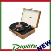mbeat Retro Turntable Recorder with Bluetooth and USB Direct Recording