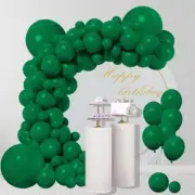 Dark Green Balloons 18 12 5 Inch, 85pcs Dark Green Balloon Garland Arch Kit