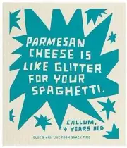 Parmesan - Swedish Dishcloth - BlueQ