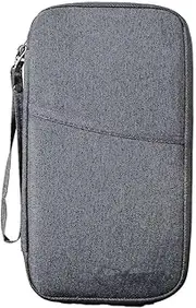 [XINYUICEAN] 1Pc Travel Passport Wallet Family Passport Holder,Travel Wallet and Passport Holder,Passport Card Holder Passport Wallet Travel Documents Organizer Holder Passport Holder Passport Wallet (Grey)