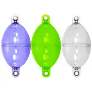 5pcs Water Injection Bubble Floats Hollowed Ball Fishing Floating Buoy Bobber