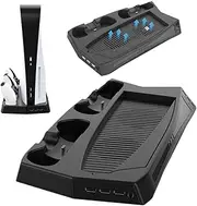 Freaks and Geeks PS5 Controller Charging Station + Console Cooler Fan