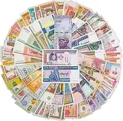 50 World Banknotes Different Paper Money UNC and AU Foreign Notes Old Currency Collection