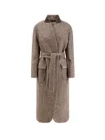 [Brunello Cucinelli] Brunello Cucinelli-Wool Blend Padded Coat-Donna 42