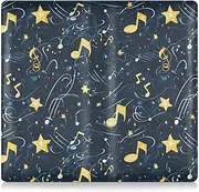 [Amooorous] Music Patterns Stars Nature Pu Leather Toursuit car registration and insurance card holder Document Wallet for Driver License, Cards & Essential Documents, music patterns stars nature, 1