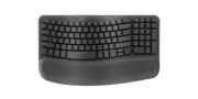 Logitech Ergo Series Wave Keys Wireless Ergonomic Keyboard (Graphite)