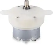 Slow Speed Electric Motor Gearbox, 12V DC High Torque 3RPM 4mm Shaft Diameter Micro Reduction Geared for Robot DIY Small Fan Lawn Lamp Mini Washing Machine Crystal Magic Ball Garlic Purifier