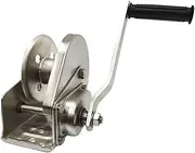 Manual Winch Stainless Steel Hand Winch, Two-Way Self-Locking 1200 Pounds Manual Winch, Environmental Protection Lifting Crane Hoist Multi-Function