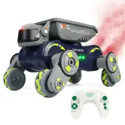 JC013P 2.4G 4WD RC Car Robot Dog Radio Gesture Induction Music Light Stunt Remote Control Car off-Road Control Boys Toys
