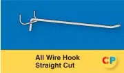 Trion Silver Wire Peg Hooks - 12"L (100 PK)