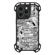 iPhone 16 Pro Ultra Bounce Case MagSafe Compatible Paris toile transparent II