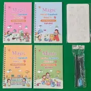 23 Pcs Magic Reusable Practice Copybook Set Drawing Stencil Kit 4 Kids Gift NEW
