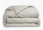 Parachute Linen Duvet Cover Full/Queen Light Tan
