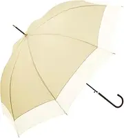 ビコーズ(because) Because B-139199 Long Umbrella Bicolor Jump, Beige