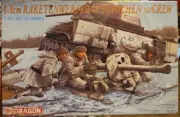 Dragon 6097 8.8cm RAKETENWERFER 43 'PUPPCHEN' w/Crew '39-'45 SERIES 1/35 Nib