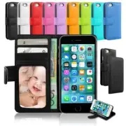 Leather Flip CREDIT CARD Case Wallet Cover Stand For Apple iPhone 7 6S 6 Plus 5S