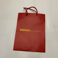 在飛比找蝦皮購物優惠-【二手商品】 Ferrari 法拉利 紙袋 紅色 提袋 手提