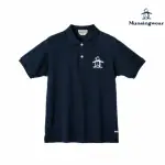 【MUNSINGWEAR】企鵝牌 男款藏青色日本製高品質手工刺繡風短袖POLO衫 MGTJ2A04