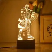 Anime Valorant 3d Lamp LED Night Light Game Room Decor Toys Figures Phoenix