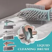 Dish Washing Up Brush Sponge With Liquid Soap Dispenser Scrubber Brush U6H2