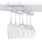 2 Slots Wine Glass Holder Wall Hanger Hanging Bar Storage Rack champagne