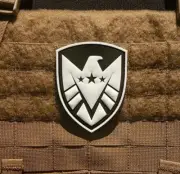 Avengers Shield PVC - glow in the dark - airsoft - Veteran Morale Patch