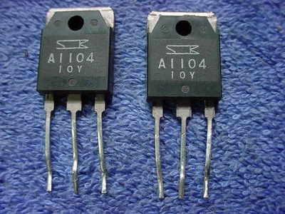 Transistor 2SA1104 (2) Sanken PNP Amplifier Integrated Chip PC Circuit Board HB