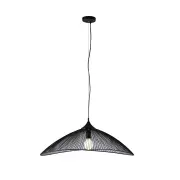 Syrah Modern Basket Style Pendant Lamp Light Black