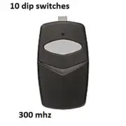 EZ Code Garage Door Gate Remote Control Transmitter R300 300MHZ TS