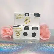10 Pack Gold Rings Disposable Cameras, wedding camera (F50406)