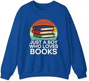 [X.Style] Just A Boy Who Loves Books Read Reading Librarian Kids ds033 T-Shirt