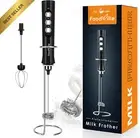 Rechargeable Milk Frother Handheld Foam Maker for Coffee Latte Matcha Keto