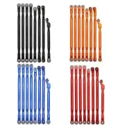 8Pcs 1/6 RC Car CNC Aluminum Alloy Links Connector For Axial SCX6 Upgrades Parts