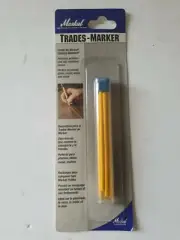 Markal 96043 Trades Marker Refill Pack (6 Refills), Yellow