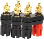 jojofuny 3pcs Loudspeaker Terminal Connectors Metal Replacement Parts for Speakers