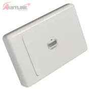 1Port Wall Plate with HDMI V2.0 Gold Plate Jack 3D 4K 1Gang Cw1hd