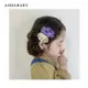 ASHABABY 蕾絲刺繡花朵髮夾二件組