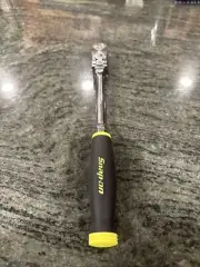 Snap On fhlx80b 3/8 drive dual 80 locking flex head ratchet hi viz yellow