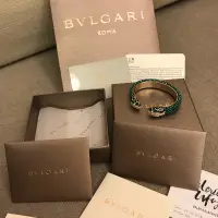 在飛比找蝦皮購物優惠-BVLGARI 寶格麗 SERPENTI 綠手環-2018新